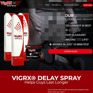VigRX Delay Spray screenshot