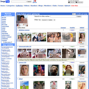 ImageFap AI Fakes screenshot