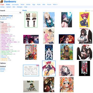 Danbooru screenshot