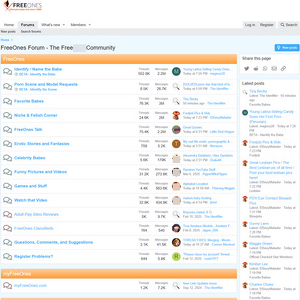 FreeOnes Board screenshot