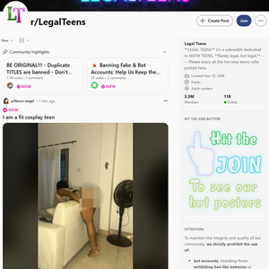 Reddit Legal Teens screenshot