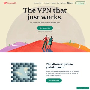 Express VPN screenshot