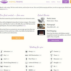 NovelTrove screenshot