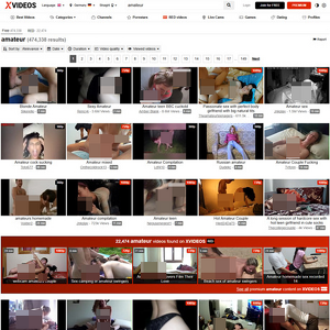 XVideos Amateur screenshot