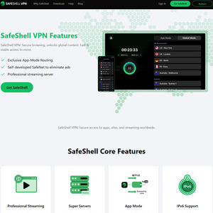 SafeShell VPN screenshot