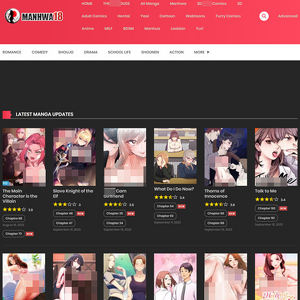 Manhwa18.org screenshot