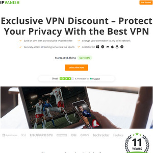 IPVanish VPN screenshot
