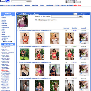 ImageFap BBW screenshot