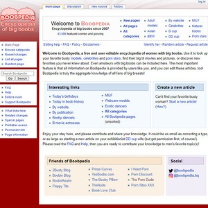 Boobpedia screenshot