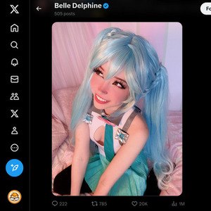 Belle Delphine screenshot