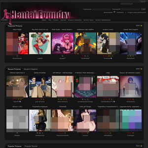 Hentai Foundry screenshot