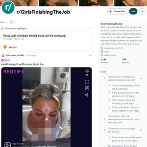 Reddit GirlsFinishingTheJob screenshot