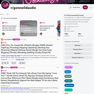 GoneWildAudio screenshot