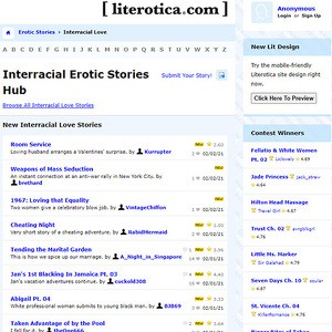 Literotica Interracial Sex Stories screenshot