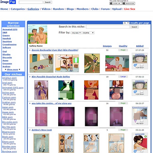 ImageFap Cartoon screenshot