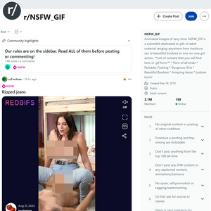 Reddit NSFW GIF screenshot