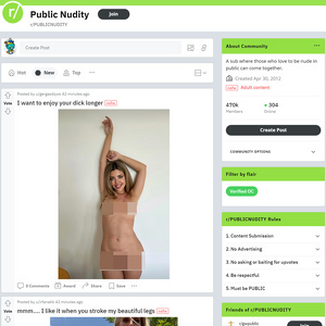 Reddit Public Nudity screenshot