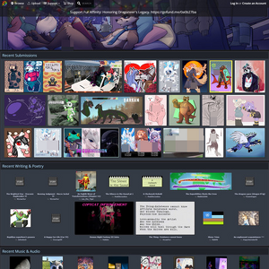 FurAffinity screenshot