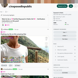 Reddit Exposed In Public screenshot